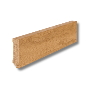 Eiche Sockelleiste 631 aus massivem Holz